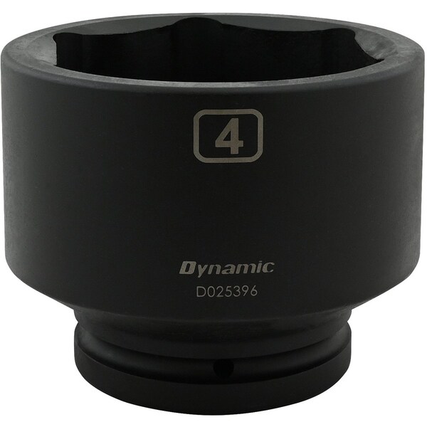 1" Drive Standard Socket, Black Phosphate, Tools 4" X 1" Drive, 6 Point Standard Length